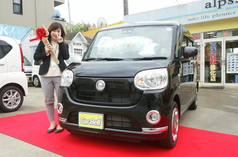 ムーブキャンバス納車式 銚子にある中古車ショップ アルプスの新着情報をご覧ください