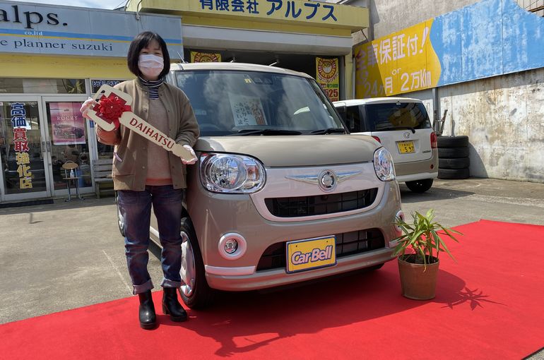 増田様ムーブキャンバス納車式 新車 4万円値引き 銚子にある中古車ショップ アルプスの新着情報をご覧ください